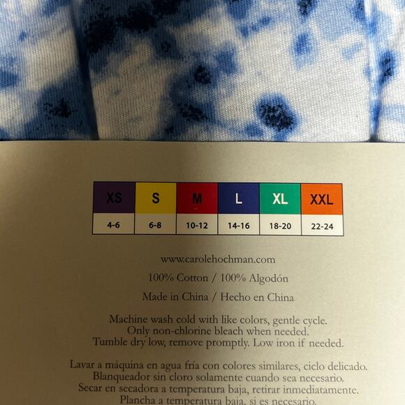 Carole Hochman Blue 4 Piece Pajama Set New XL - Picture 4 of 4